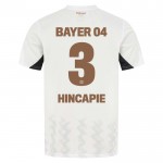 Günstige Fußballtrikots Bayer 04 Leverkusen Piero Hincapie 3 Auswärtstrikot 2024-25 Kurzarm